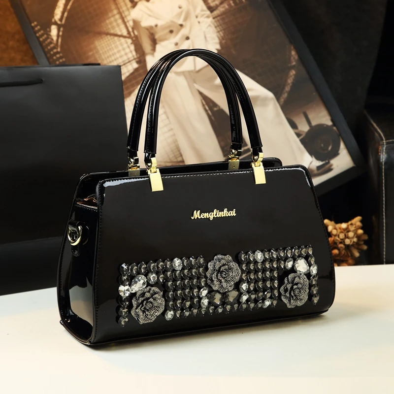 2022 Luxury Fashion Diamond Bag Women's Handbag Genuine
