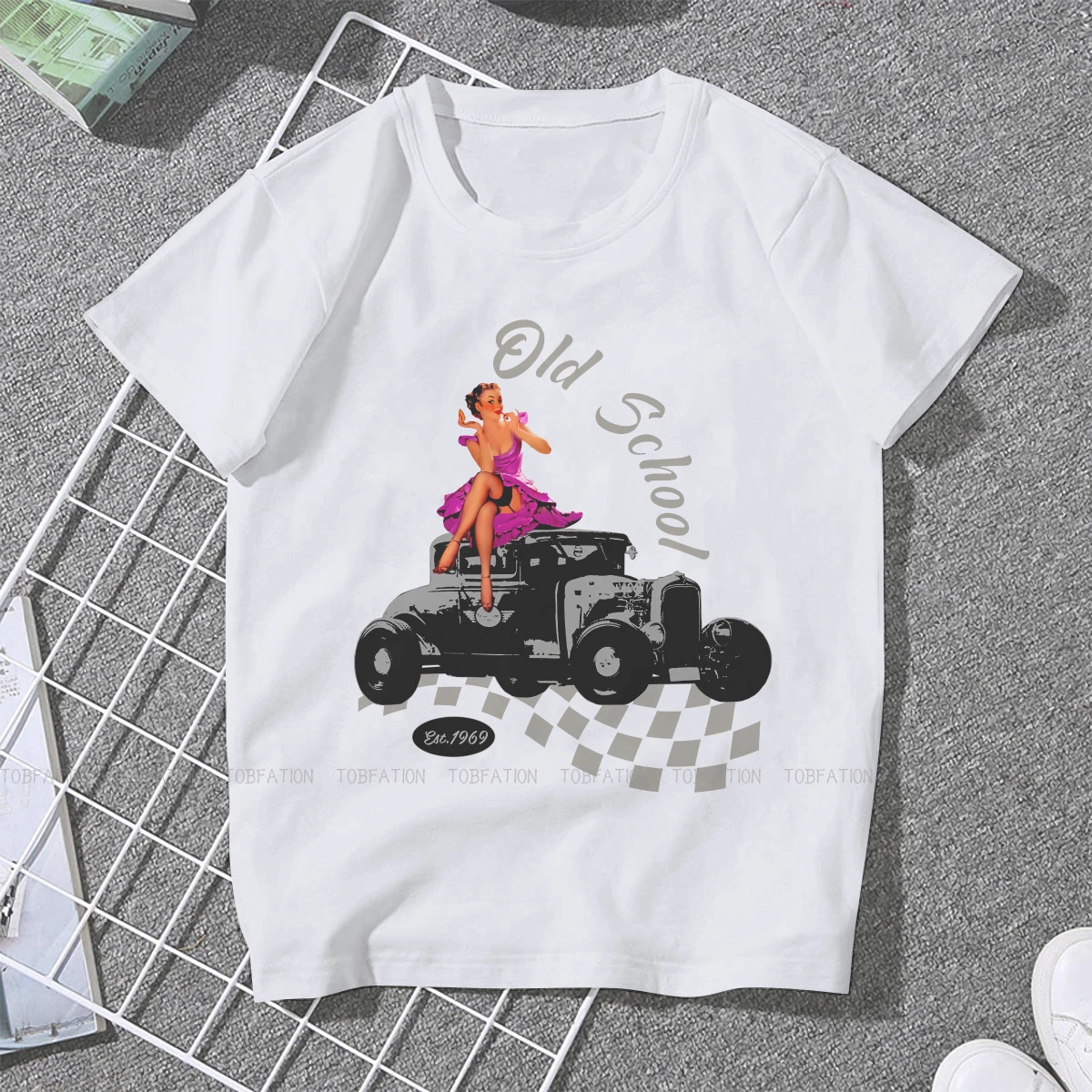 Girl Model Pop Art Tees Fashion Female 