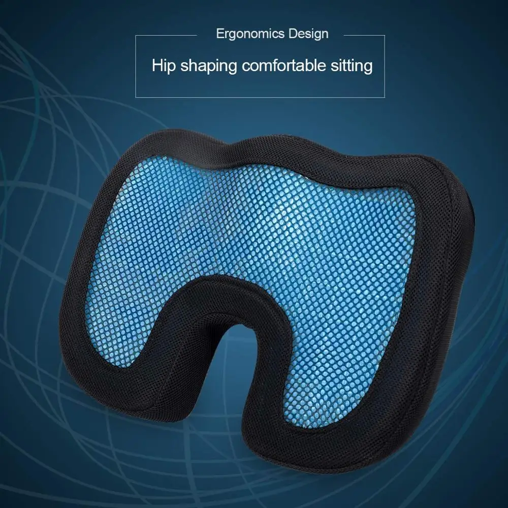 2019 гелевая Подушка u образная силиконовая Coccyx защита Пены Памяти летнее крутое