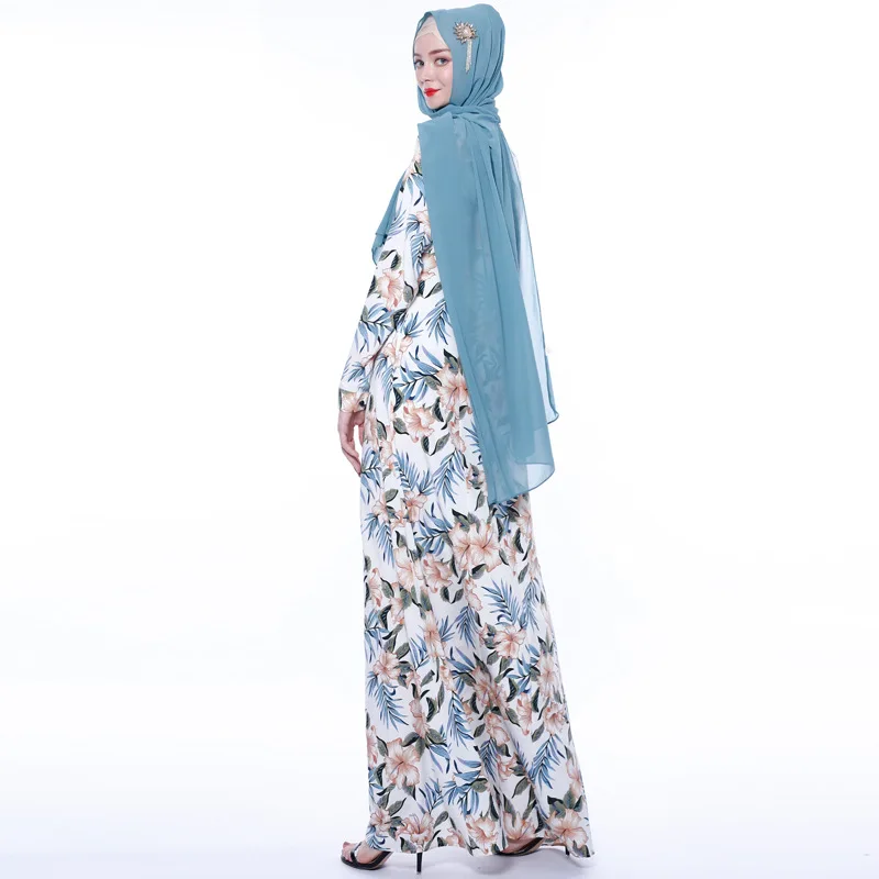 Abayas женские модные бандажные платья Хиджаб Макси мусульманское платье Кафтан Дубай Бангладеш Турция исламский халат одежда