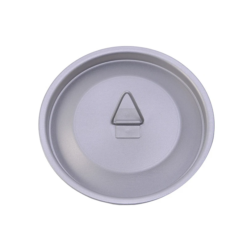Outdoor Camping Pot Titanium Pot Titanium Water Mug Cup with Bowl Cover Foldable Handle Cooking Pots Picnic Hang Pot 400ml