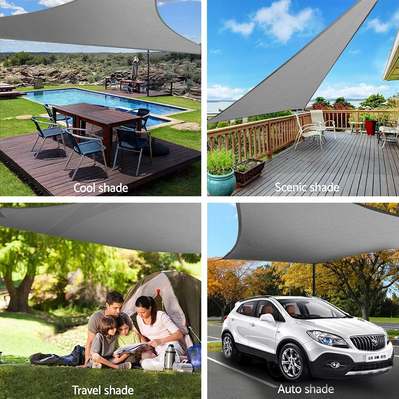 Gray Triangle Sunshade  (4)