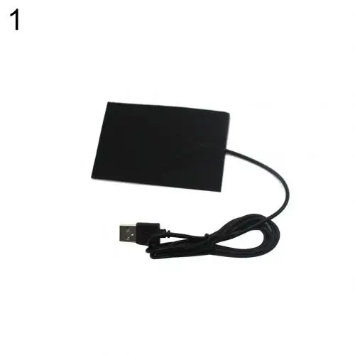 1 8 Вт USB заряженный Электрический листовой обогреватель для одежды Регулируемый зимний нагревательный коврик-грелка из углеродного волокна инструмент для жилета куртка регулируемая - Цвет: 1