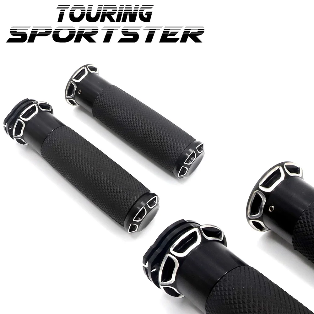 

Motorcycle Accessories Handlebar Grip Hand For Harley Touring Sportster 883 1200 CNC 1" 25mm Moto Grips Parts Universal