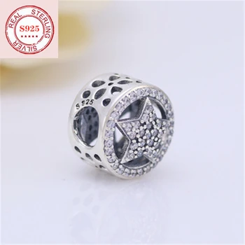 

TIF 100% 925 sterling silver DIY beads suitable for original Pandor charm bracelet jewelry