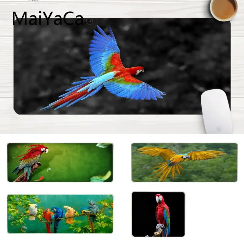 MaiYaCa Parrot DIY дизайн игровой с узором коврик для мыши Комфортный коврик для мыши игровой коврик для мыши