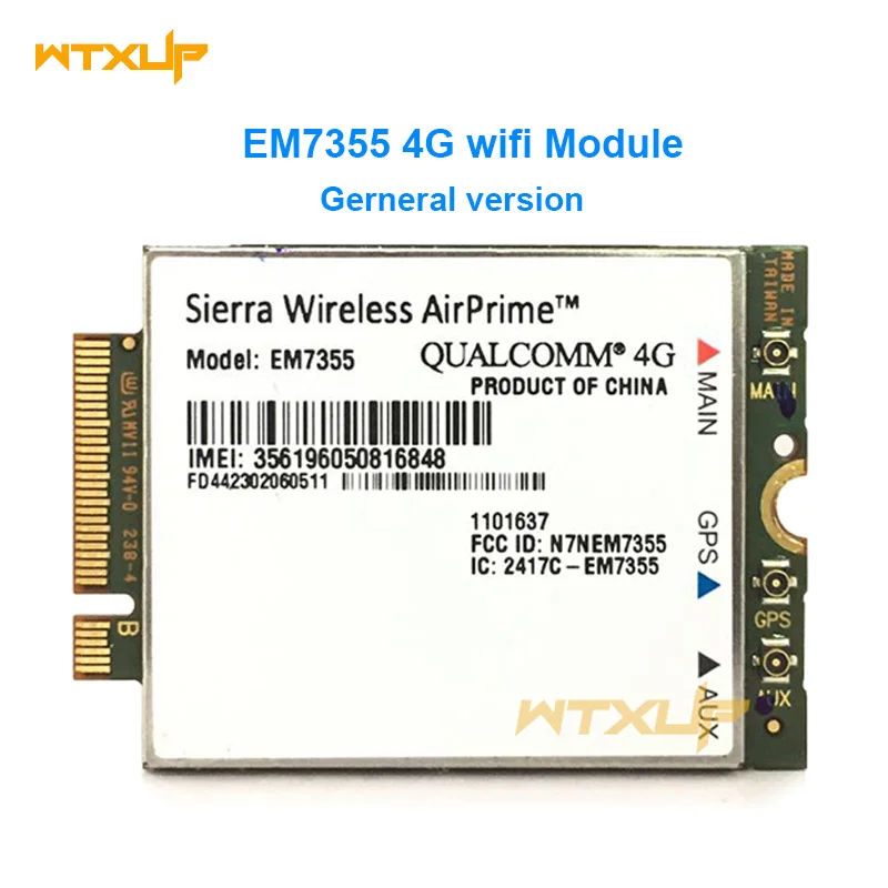Модуль 4G Sierra Wireless AirPrime EM7355 Gobi5000 WWAN HSPA AT&T NGFF card для DELL Asus Sony toshiba|3G модемы| |