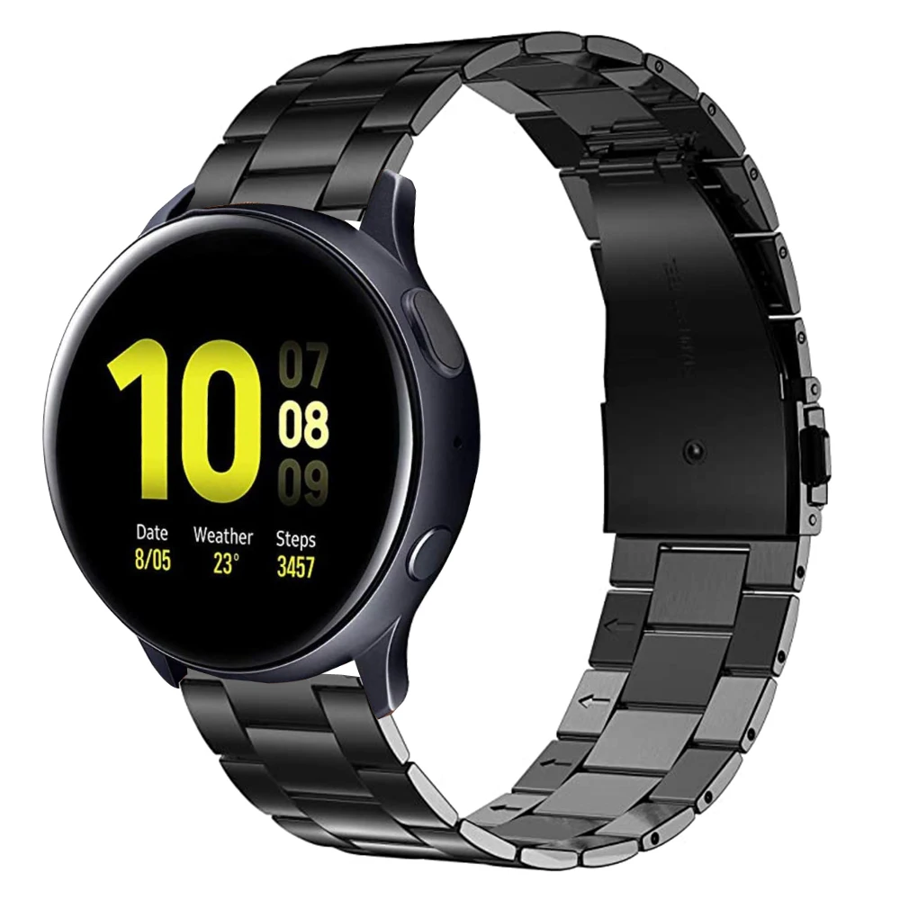 20 мм correa для samsung galaxy watch active 2 amazfit bip gts gtr band ультратонкий ремешок часов honor magic