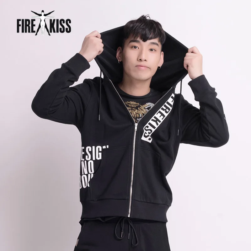 

Hw03c002 [Humber] High-End Origional Hooded Lettered Brand Men's Korean-style Slim Fit Jacket