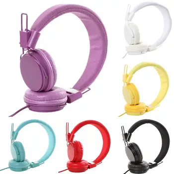 

3.5mm Wired Universal Stretchable Folding Over-Ear Headphone Stereo Headset