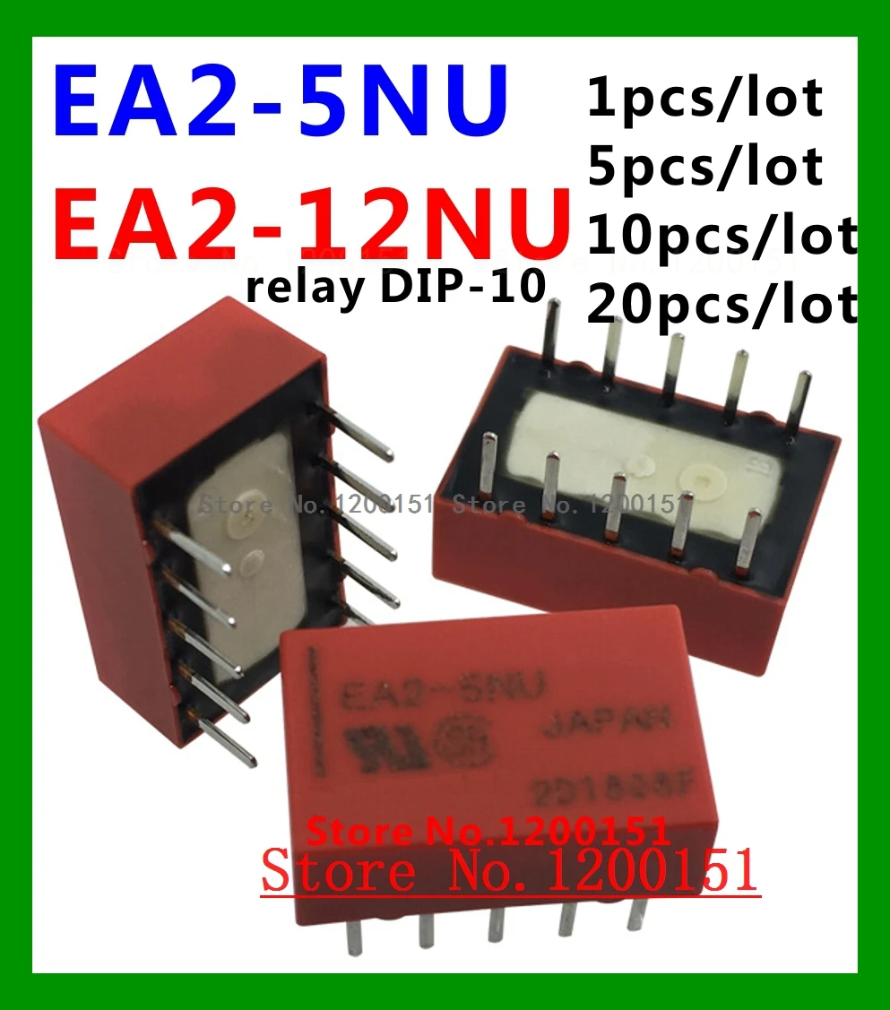 EA2-5NU EA2-5 EA2-12NU вместо EA2-12 ATQ209 TQ2-5V реле DIP-10 | Электронные компоненты и