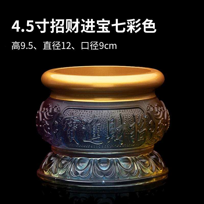 Лотос масло стеклянная лампа-подсвечник Будда Ретро буддийский стеклянный подсвечник Будда зал масляная лампа Будда чай свет Декор стенда X6T - Цвет: Style 6