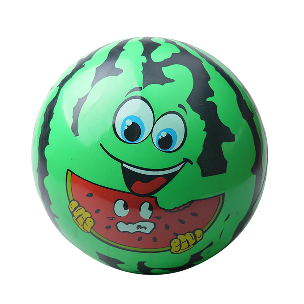 Watermelon Face Children Inflatable Blow-up Ball Beach Pool Toy 8.66