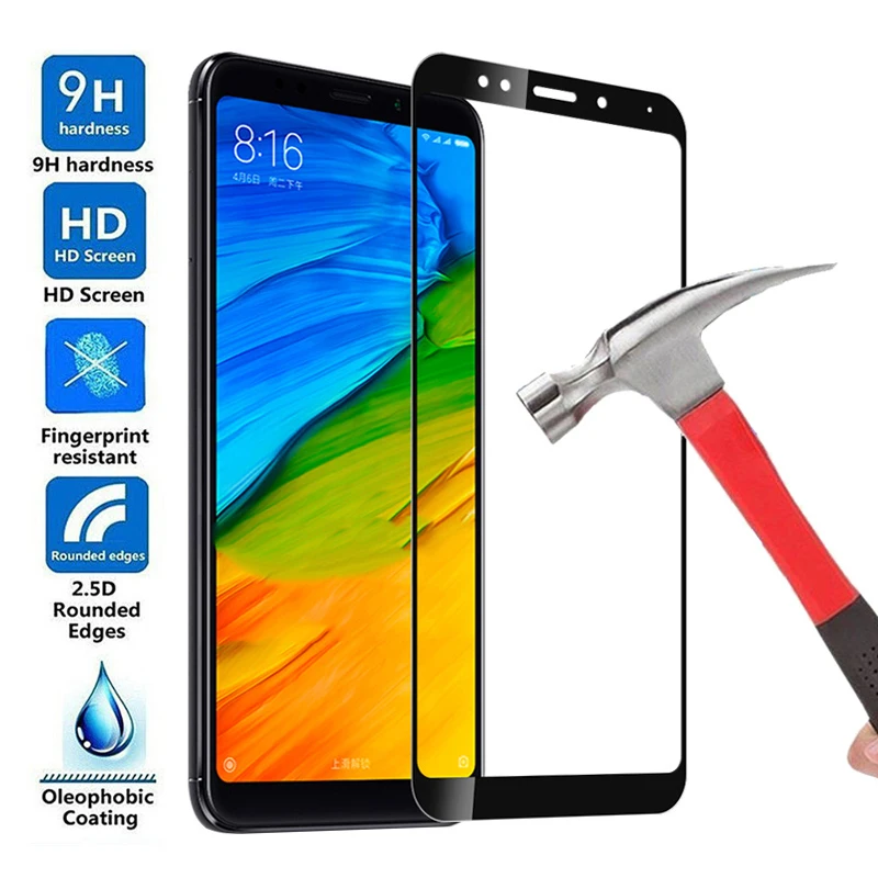 

9H hardness Tempered Glass For Xiaomi Redmi 5 Plus Go S2 Note 5 5A Pro Screen Protector For Redmi 6 6A 7A 4A 4X Protective Film
