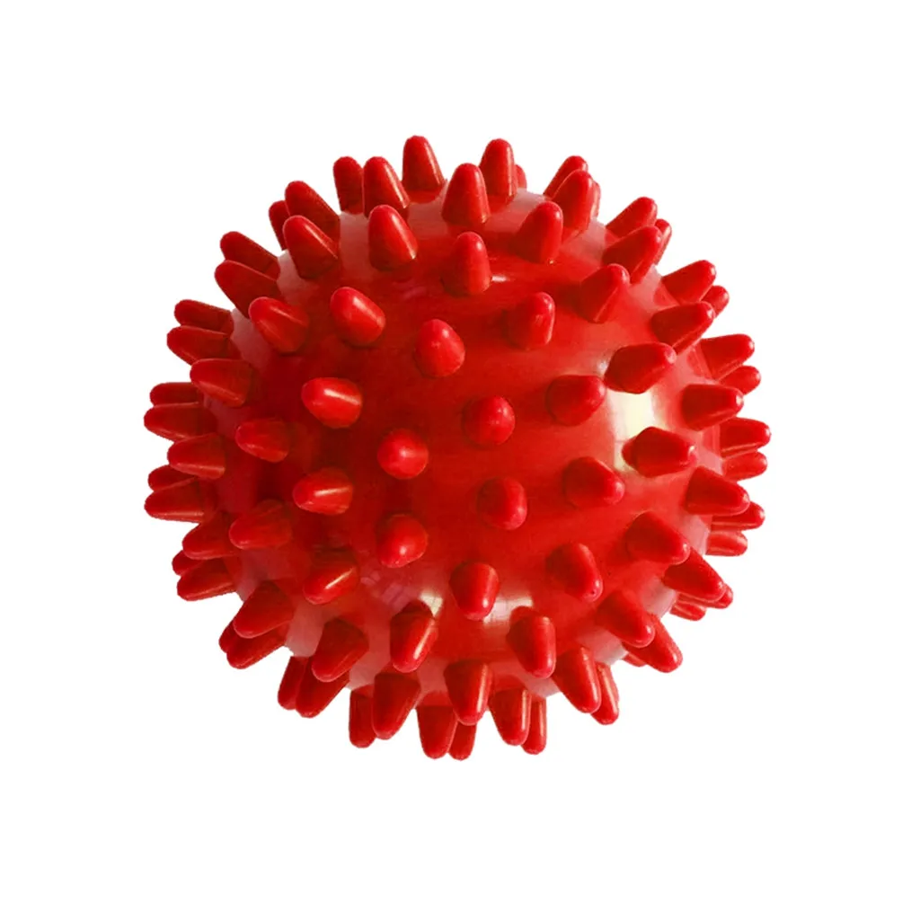 Многофункциональные надувные полусферические мячи для йоги, массажные фитболы, инструктор по упражнениям, Балансирующий мяч, спорт, фитнес - Цвет: Красный