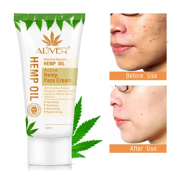

Hemp Oil Face Cream Moisturizing Firming Skin Shrink Pore Face Serum Acne Treatment Whitening Skin Care Anti Wrinkle Anti Aging