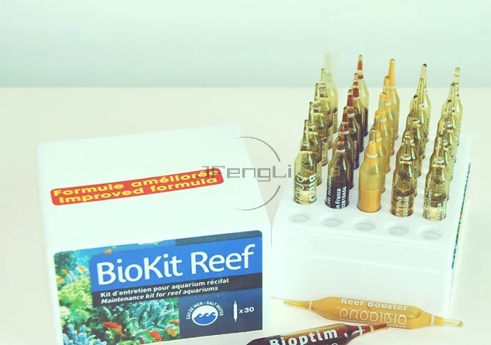 PRODIBIO BioKit Reef 30 vials Bio Digest BIOPTIM IODI+ BOOSTER 6 in 1 for Marine Tank Aquarium Care Program