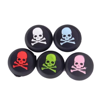 

New 100 x Silicone skull head Analog Controller Thumb Stick Grips Cap Cover For Play Station 3 for PS4 for Xbox 360 for Xbox