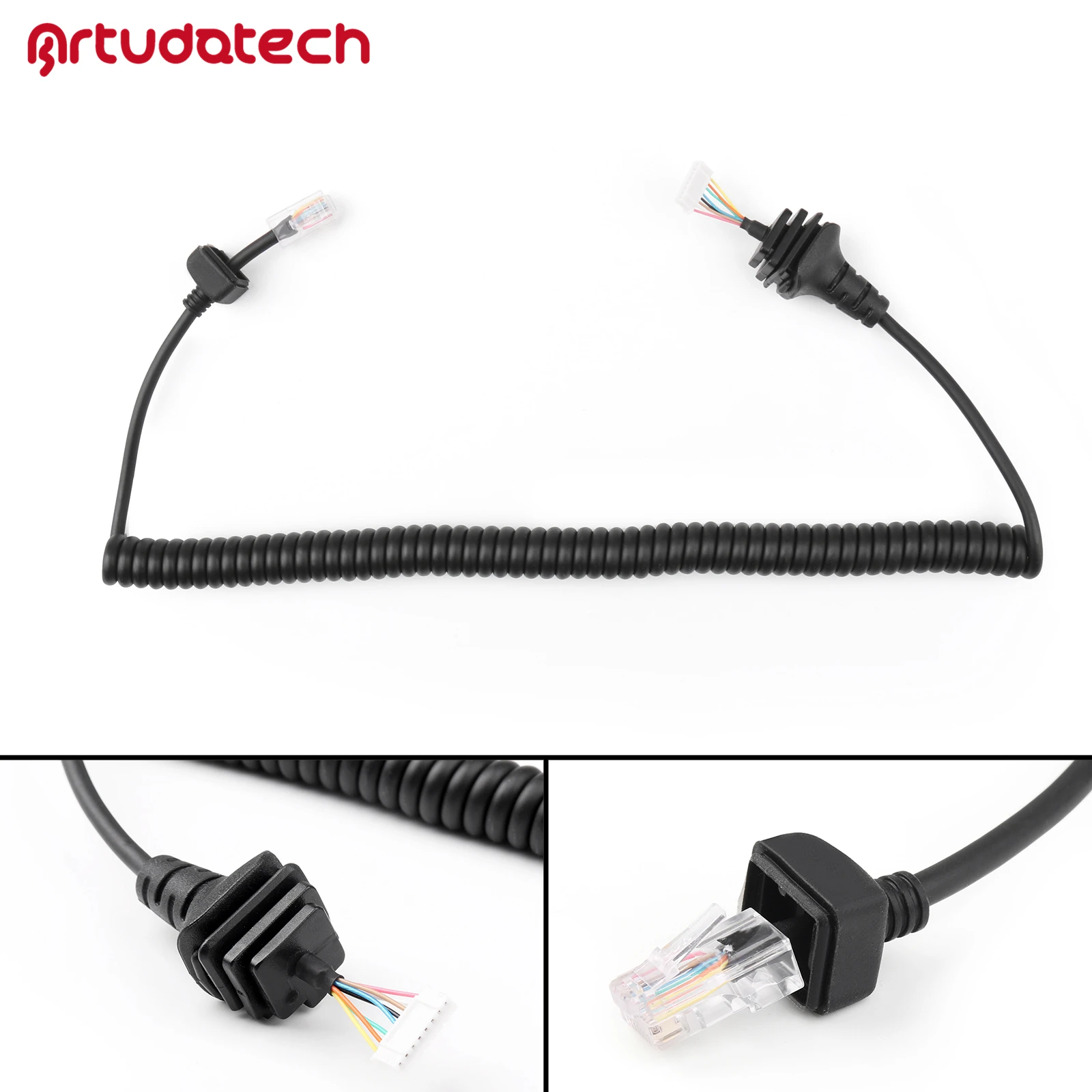 Artudatech Mic микрофонная Кабельная линия для детской радиосвязи 2200H 2720 Φ IC 7000