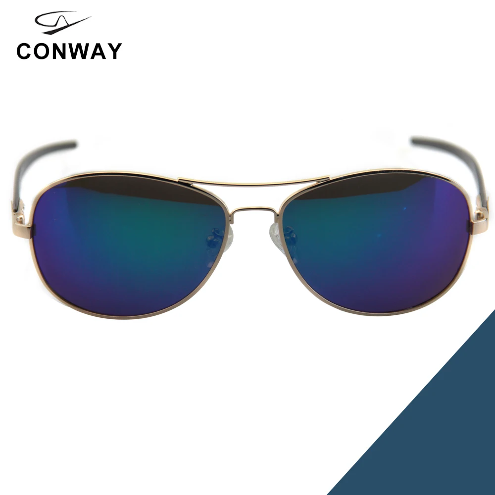 Conway, легкие солнцезащитные очки, поляризационные, для мужчин, классические, Военный стиль, пилот, солнцезащитные очки, УФ-защита, мужские очки для вождения