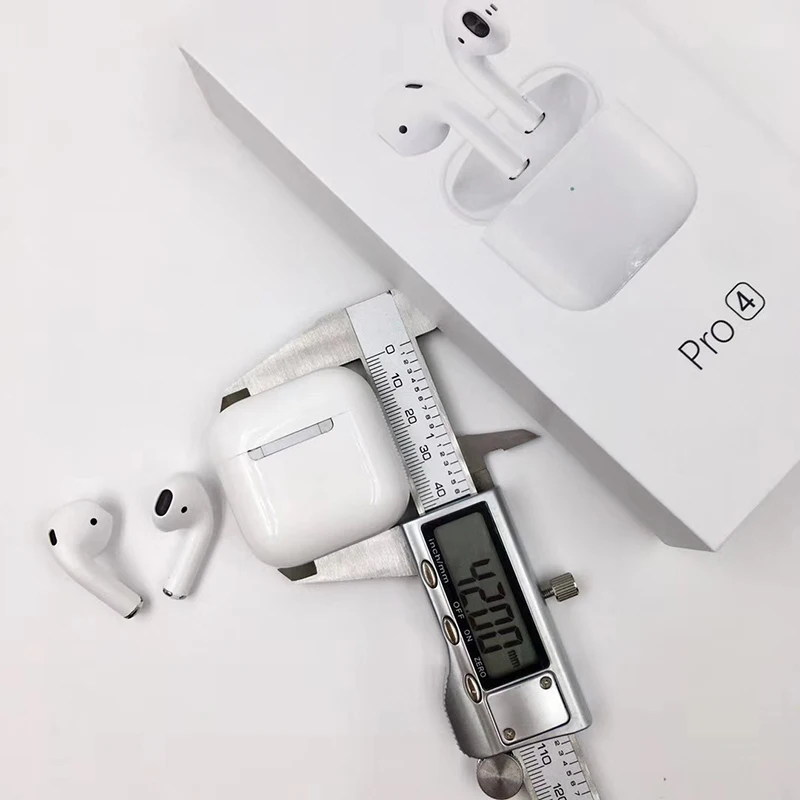 Airpodding Pro 4 Wireless Bluetooth Earphone TWS Headphones HiFi Music Earbuds Sports Gaming Headset For iPhone Xiaomi huawei