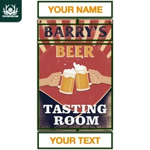 Индивидуальная жестяная вывеска на заказ, металлическая табличка, винтажный Настенный декор для бара, паба, клуба, человека, пещеры, железная живопись