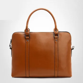 

Office bags for women 2020 New Real leather bags sac a main femme Hand bags computer bag Genuine leather laptop bag briefcase
