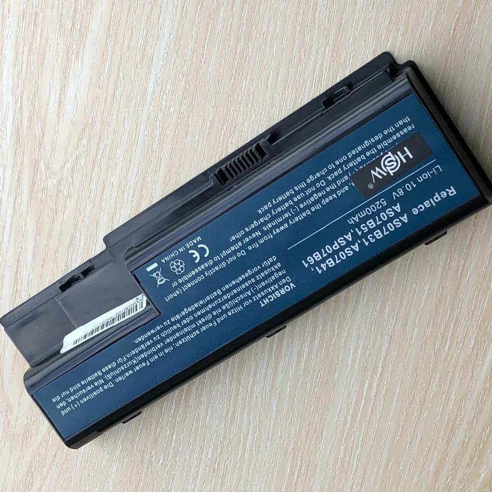 HSW 6cell Батарея для acer Aspire 5300 5310 5315 5320 5330 5520G 5530 5530G 5535 5710 5710G 5710Z 5715 5715Z 5720 Быстрая
