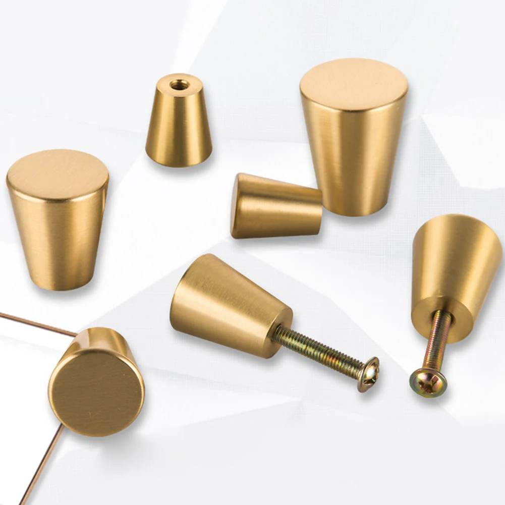 10 шт. с винтами комод из чистой меди современная мебель тяга ...