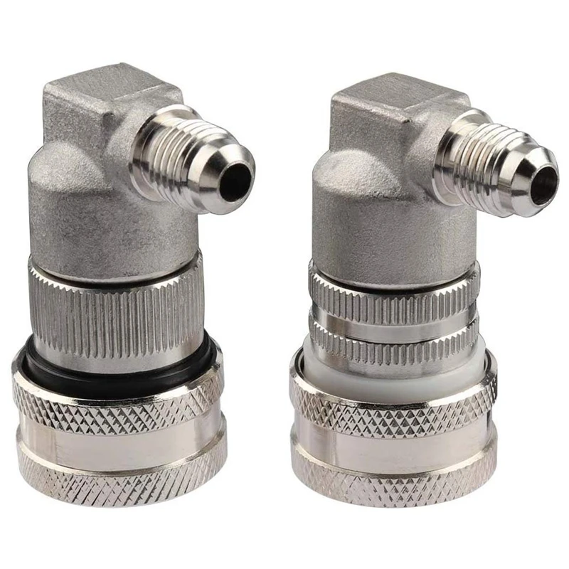 

Ball Lock Disconnect Homebrew Beer Keg Connectors MFL 1/4 Inch Ball Lock Disconnect Dispenser for Barware Replacement Beer Brewi