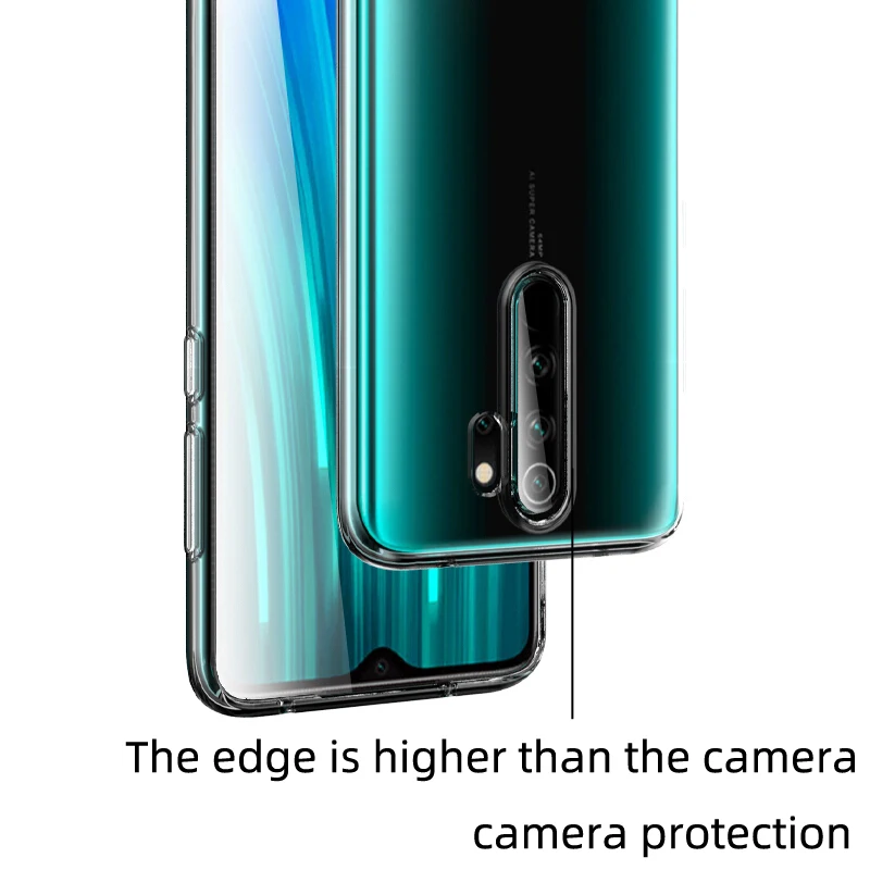 clear case for xiaomi redmi note 8 case redmi note 8 pro cover transparent soft silicon 5