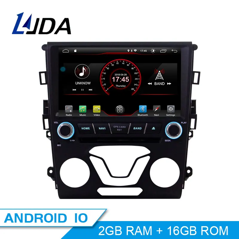 DSP Android 10 автомобильный мультимедийный плеер для Ford Mondeo Fusion 2013 2014 GPS Навигация