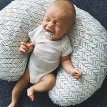 U-образная наволочка для грудного вскармливания, наволочка для грудного вскармливания для новорожденных, хлопковая Подушка для кормления# C