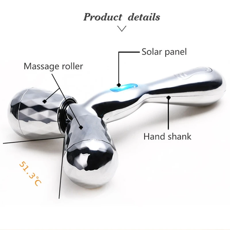 Слоар энергии микротоковый ролик для массажа лица роликовый массажер для лица для лифта лица
