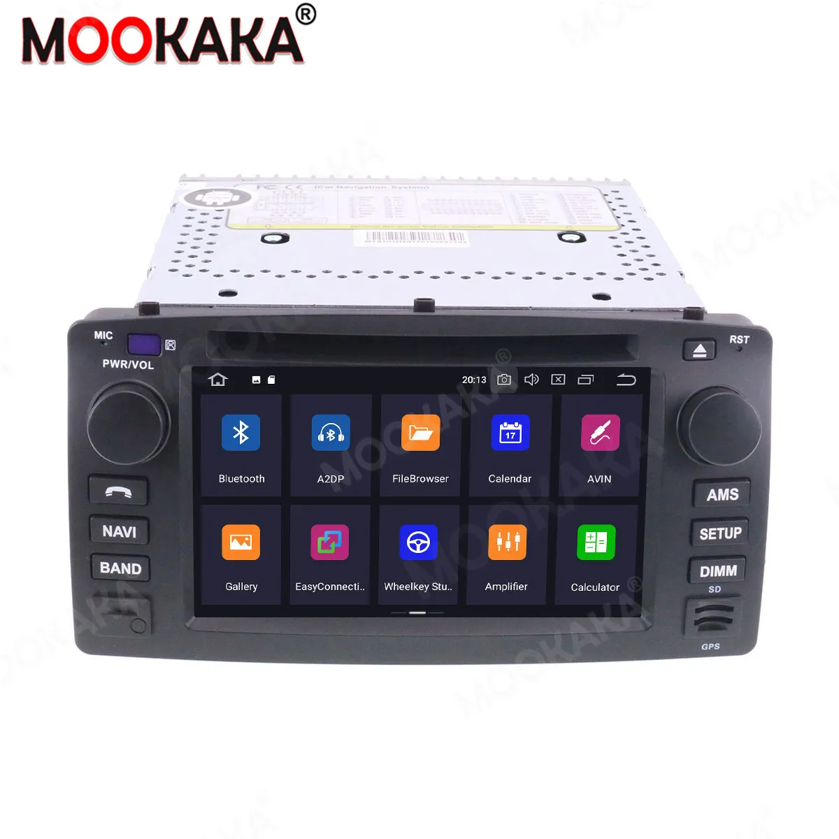 Автомобильный мультимедийный DVD-плеер на Android 10 с GPS для Toyota corolla 2001-2006 навигация