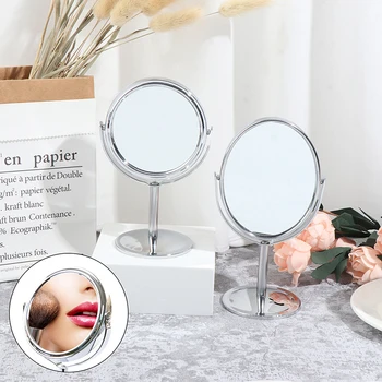

Double Sided Mirror Magnification Tabletop Vanity Table Round Mirror Makeup Tool Makeup Mirror