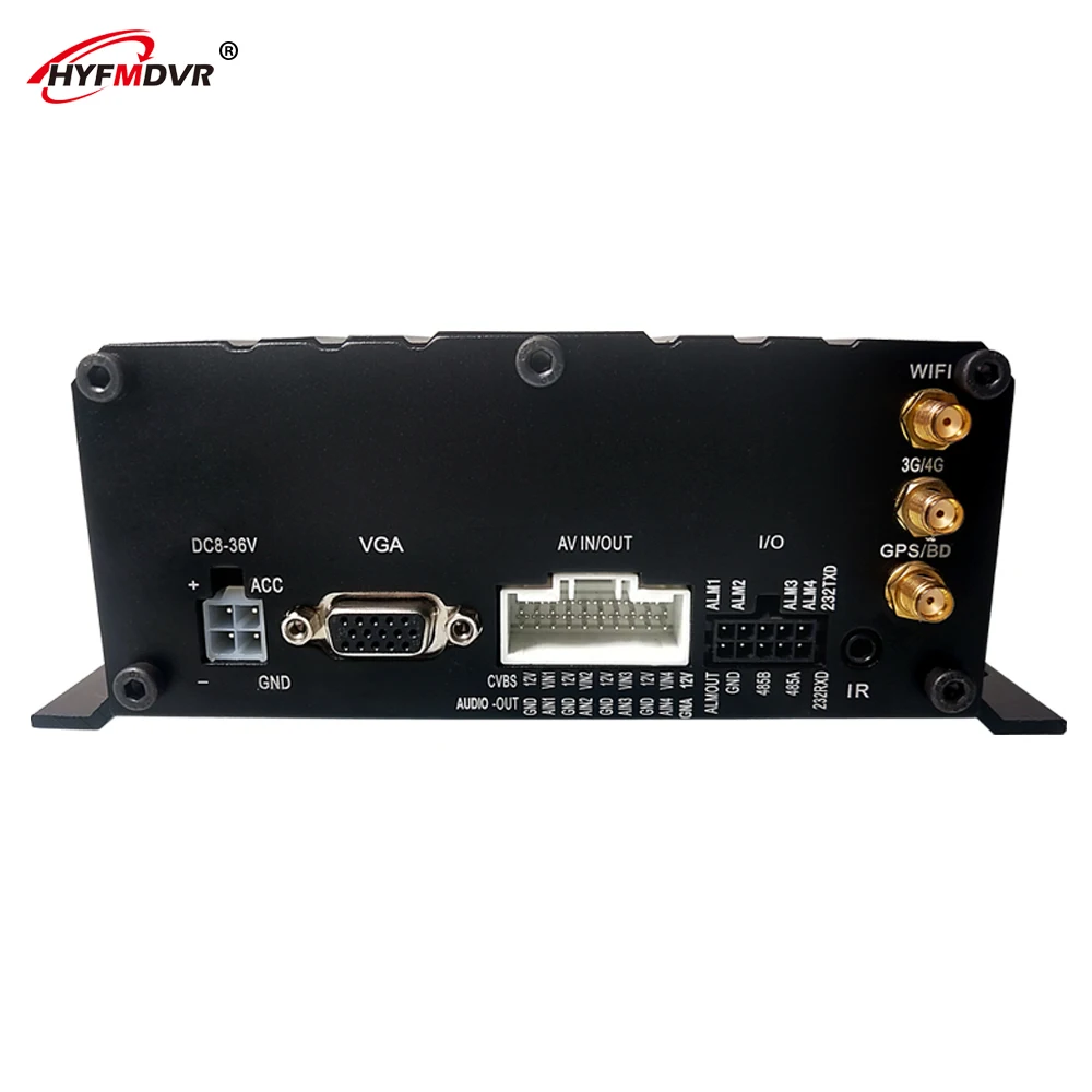 HYFMDVR 3g gps wifi AHD 4CH 1080P mdvr Поддержка 256g sd карта используется для транспортного средства школьный автобус автомобиль такси грузовик корабль мониторинг