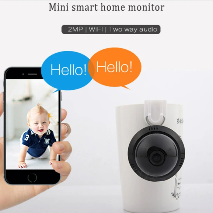 Умный беспроводной монитор камеры Wifi HD ночного видения рекордер камеры слежения GV99