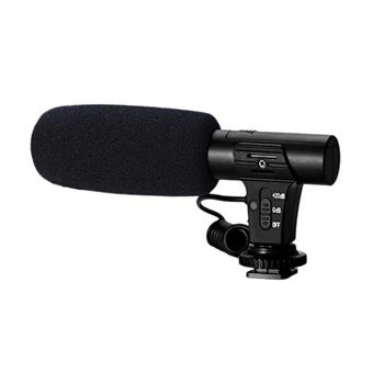 

MAMEN 3.5mm Audio Plug Professional Camera Recording Microphone for Camera DSLR Digital Video Computer Camcorder VLOG Microfone