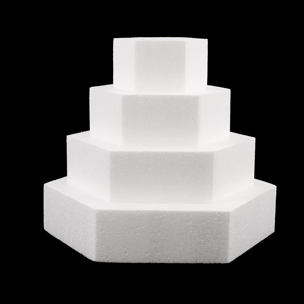 10 /& 12 Round Round 3 Cake Dummies Set Of 4 Each 3 High By 6 8