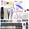 ROSALIND Manicure Set Professional Gel Vernis Semi Permanent Nail Kit With Lamp Nail Tool Kit For Nails Art Gel Nail Polish Set 2