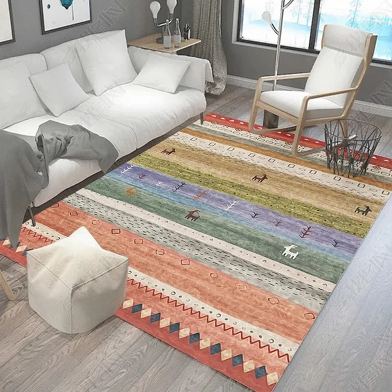 Modern geometric carpet living room bedroom study bedside carpet corridor bathroom non-slip carpet kitchen strip door mat Modern geometric carpet living room bedroom study bedside carpet corridor bathroom non-slip carpet kitchen strip door mat
