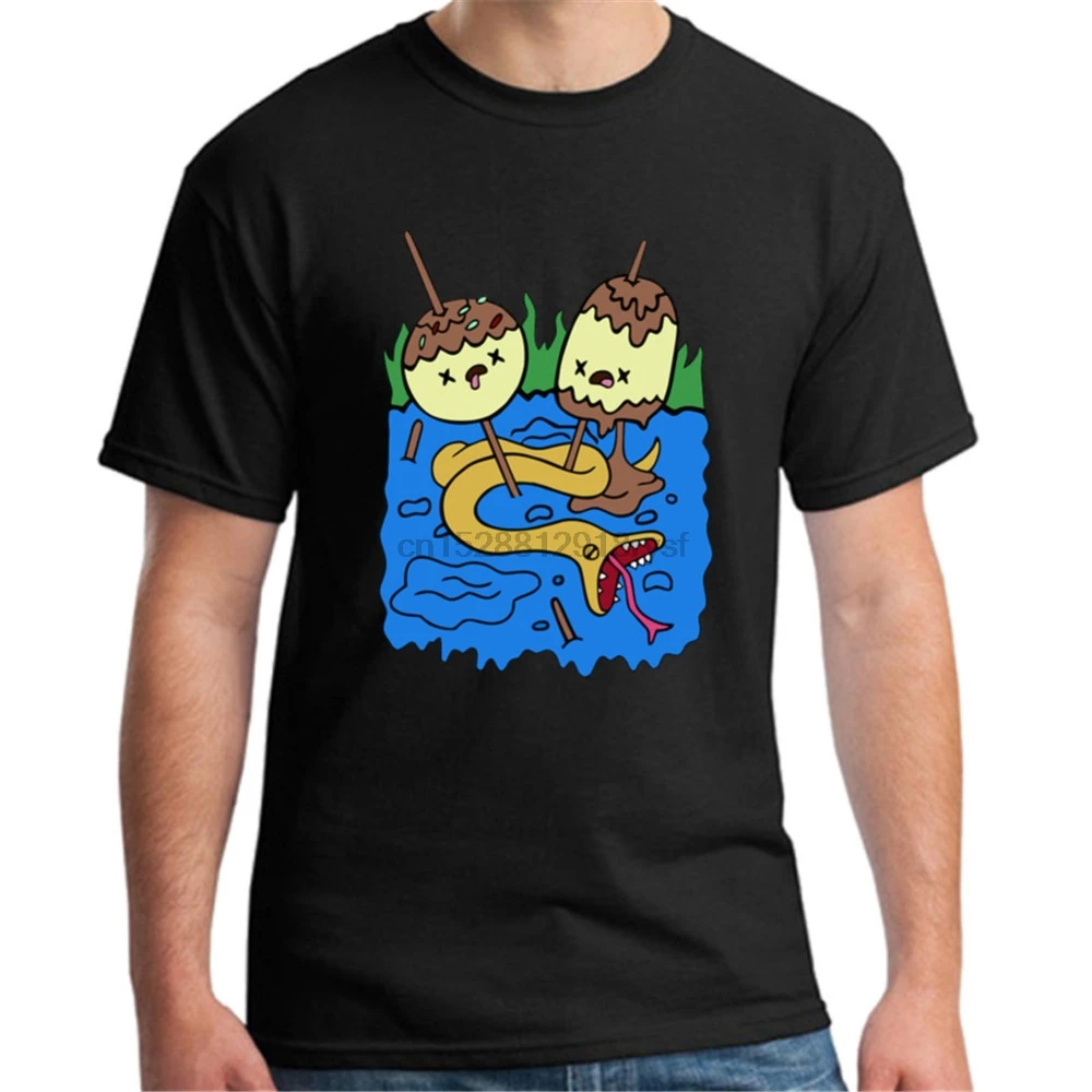 2018 New Design Rushed Princess Bubblegum Rock T Shirt Men Cartoon Snake printed T-Shirt O-Neck Brand Clothing Cool Pop Tee Top |