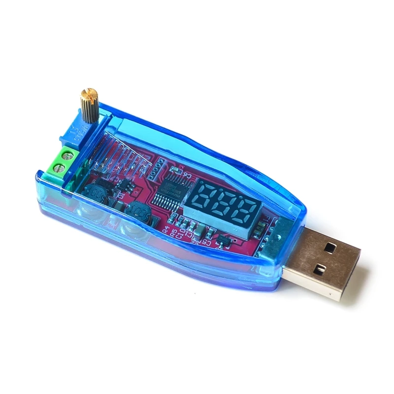 Светодиодный DC-DC 5 В к DC 1-24 В регулируемый потенциометр USB Шаг вверх/вниз понижающий повышающий преобразователь питание регулятор напряжения Модуль