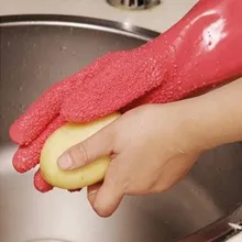 Peeling Potato Gloves Peel Vegetable Fish Scale Gloves Non-slip Household Glove Dishwashing gants Cooking Tools