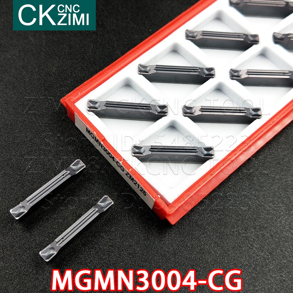 MGMN2002-CG ZM2125 MGMN3004-CG ZM2125 Carbide Inserts Cutting tools Grooving Inserts tools CNC Metal lathe Tools MGMN for Steel lathe spindle