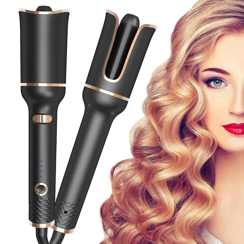 Automatic Hair Curler Auto Hair Curling Iron Ceramic Rotating Air Curler  Air Spin Wand Styler Curl Machine Magic Hair Curler|Curling Irons| -  AliExpress