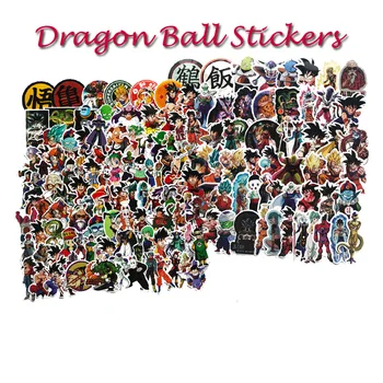 

100pcs Dragon Ball Stickers For Suitcase Satchel Schoolbag Book Bag Pencil Box Folder Phone Laptop Travel Luggage Cool Decals