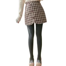 Новые женские осенние зимние чулки плотные спиральные хлопковые брюки с высокой талией обтягивающие плюс бархатные эластичные тонкие леггинсы теплые удобные