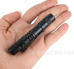 Светодиодный фонарик с зажимом яркий мини фонарь CREE XPE R3 3500LM маленькая лампа